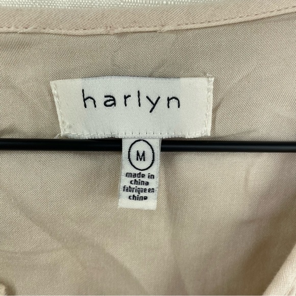 HARLYN by Anthro Boho Duster Jacket Cream Size M Bohemian Festival Lace Fringe - Picture 9 of 11